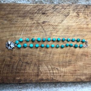 Turquoise and Diamond Choker